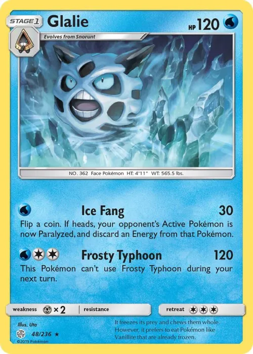 Glalie - Reverse Holo