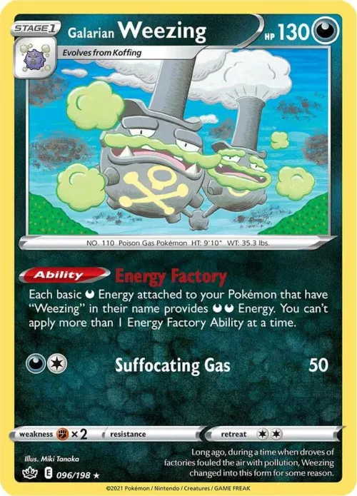 Galarian Weezing - Reverse Holo