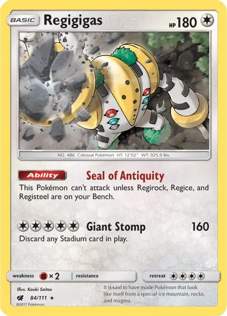 Regigigas - Reverse Holo