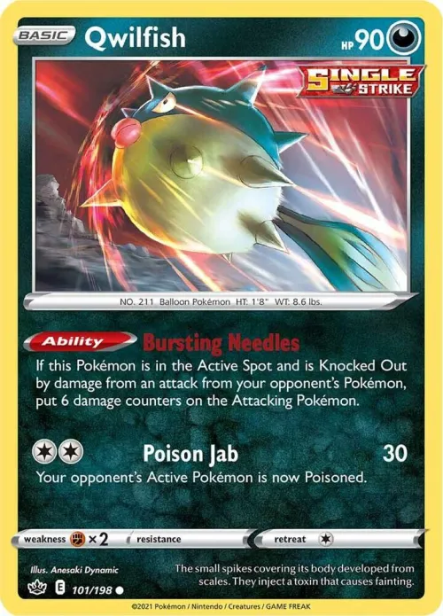 Qwilfish - Reverse Holo