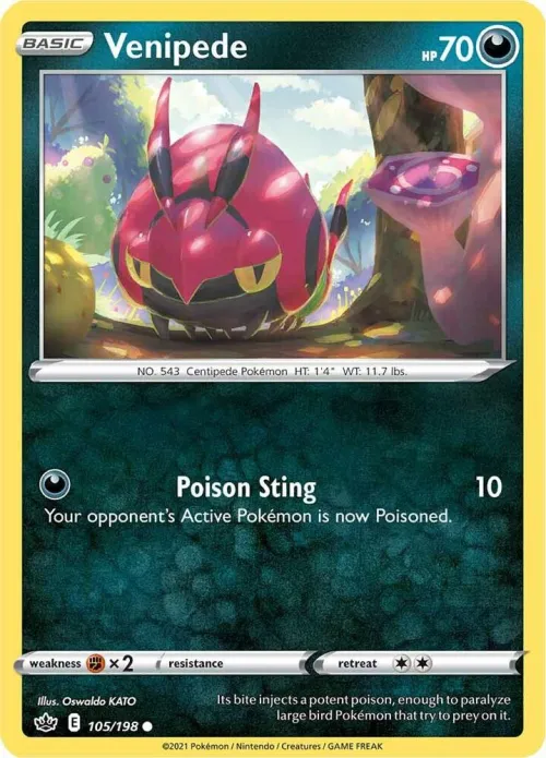 Venipede - Reverse Holo