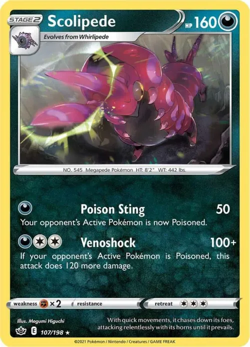 Scolipede - Reverse Holo