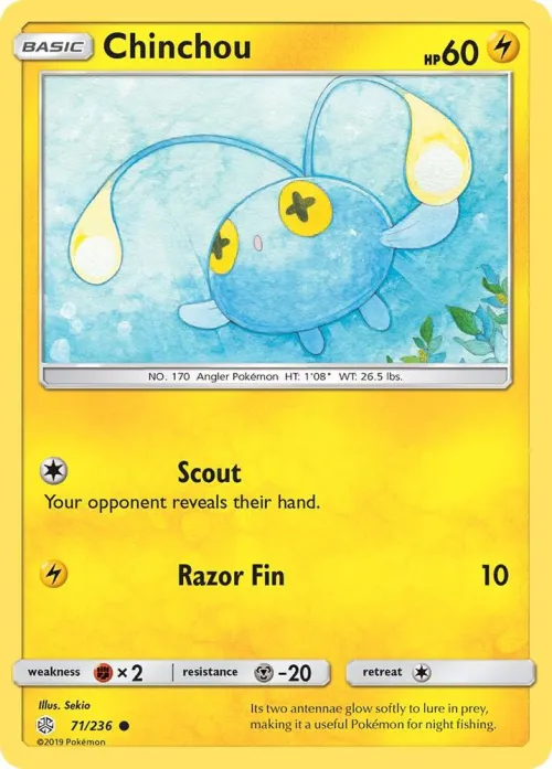 Chinchou - Reverse Holo