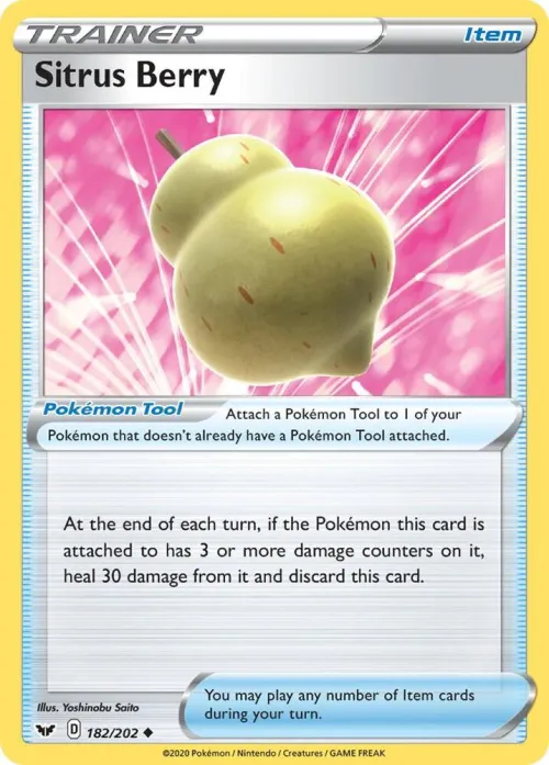 Sitrus Berry - Reverse Holo
