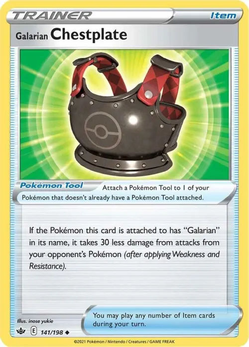 Galarian Chestplate - Reverse Holo
