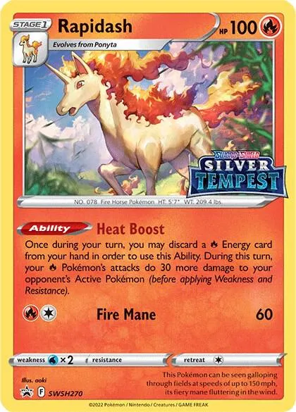 Rapidash - Holo