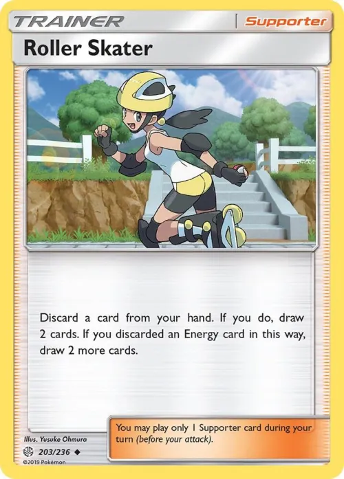 Roller Skater - Reverse Holo