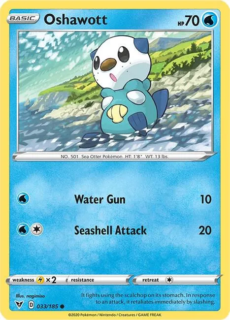 Oshawott - Reverse Holo
