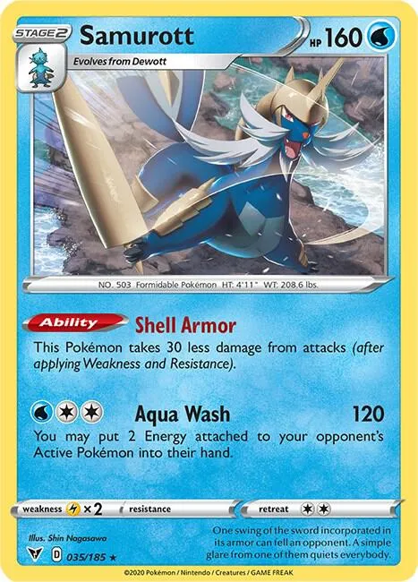 Samurott - Reverse Holo