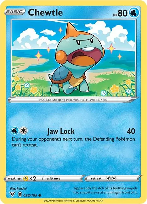 Chewtle - Reverse Holo