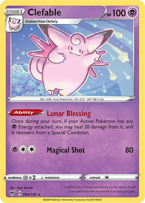 Clefable - Reverse Holo