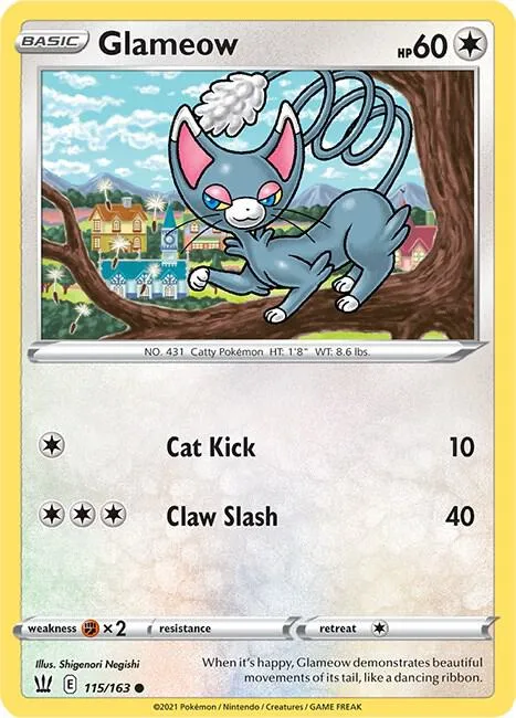 Glameow - Reverse Holo