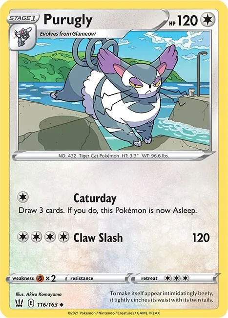 Purugly - Reverse Holo