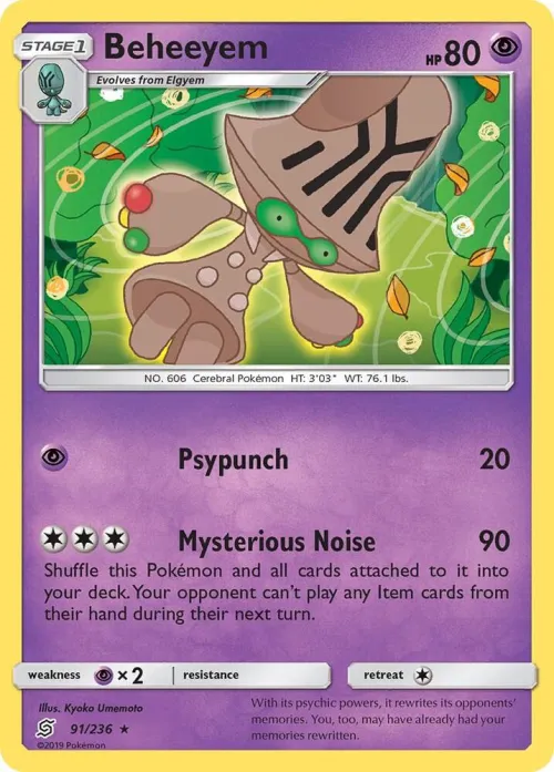 Beheeyem - Reverse Holo