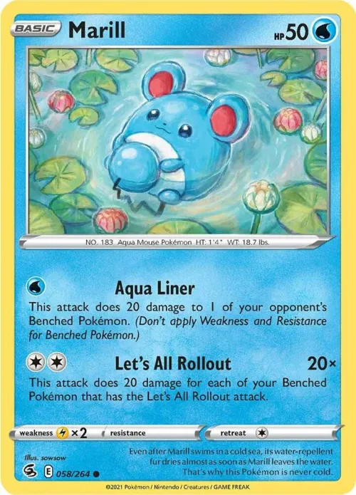Marill - Reverse Holo