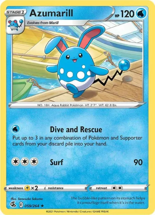 Azumarill - Reverse Holo