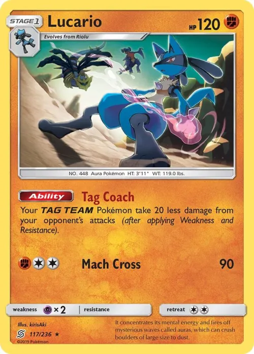 Lucario - Reverse Holo
