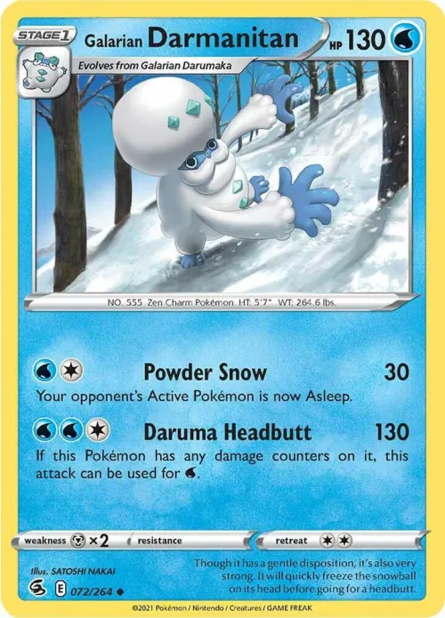 Galarian Darmanitan - Reverse Holo