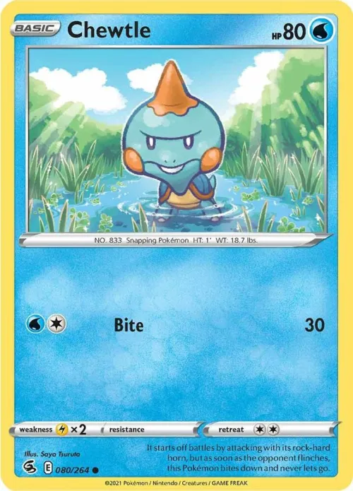 Chewtle - Reverse Holo