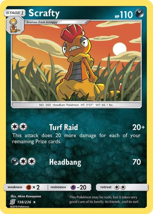 Scrafty - Reverse Holo