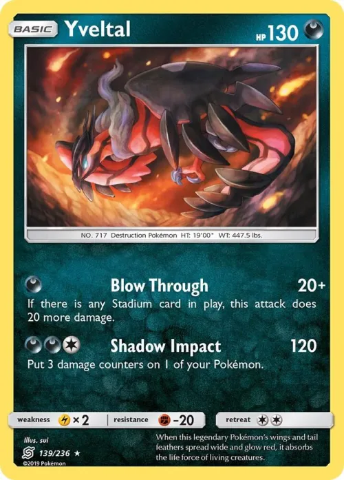 Yveltal - Reverse Holo