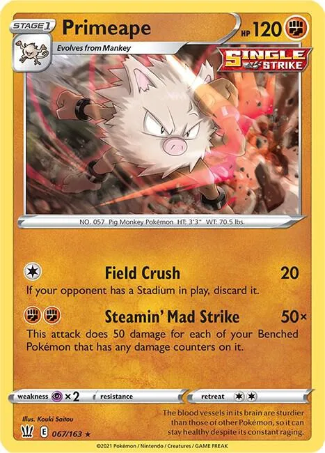 Primeape - Reverse Holo