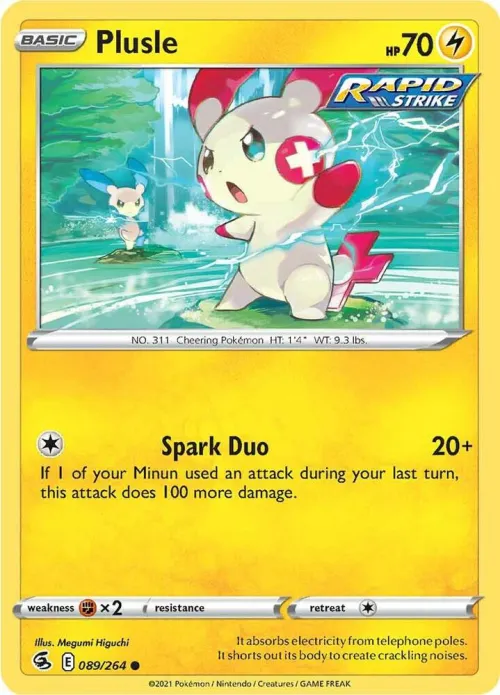 Plusle - Reverse Holo
