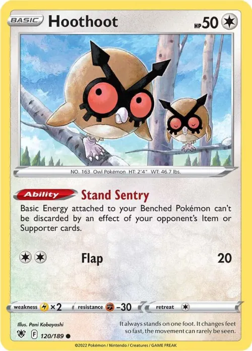 Hoothoot - Reverse Holo