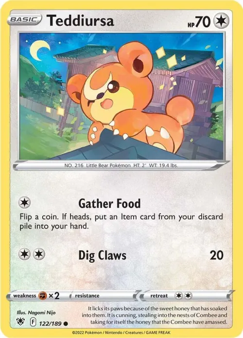 Teddiursa - Reverse Holo