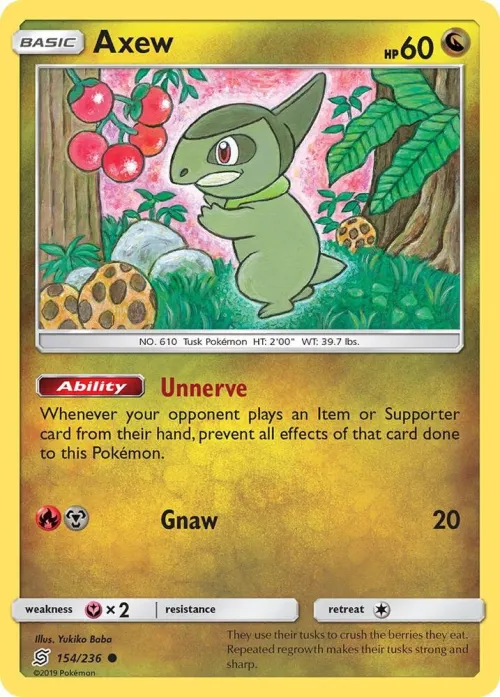 Axew - Reverse Holo