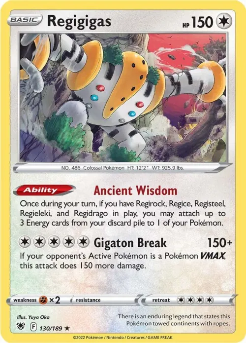 Regigigas - Reverse Holo