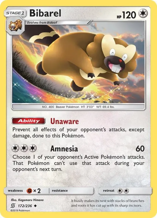 Bibarel - Reverse Holo