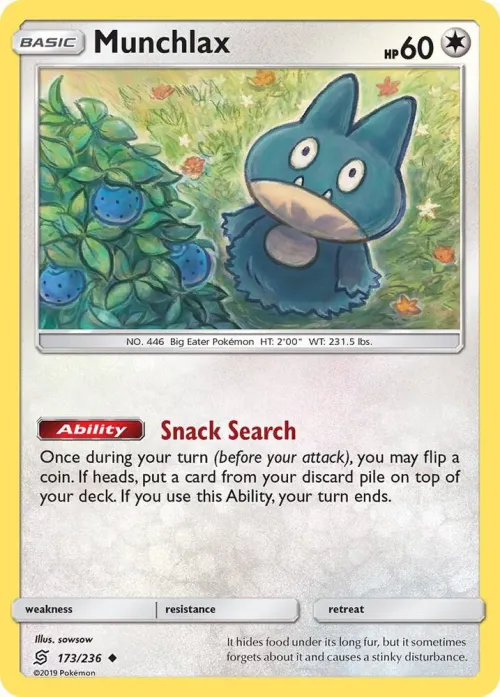 Munchlax - Reverse Holo