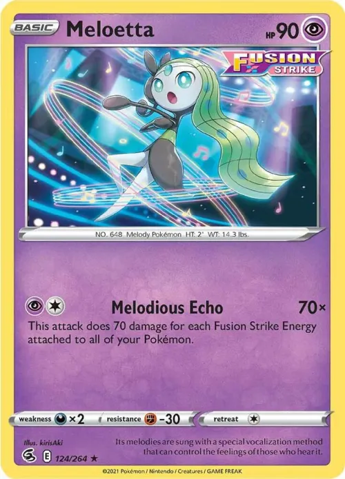 Meloetta - Reverse Holo