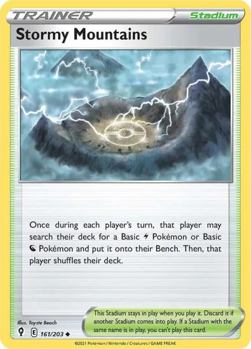 Stormy Mountains - Reverse Holo