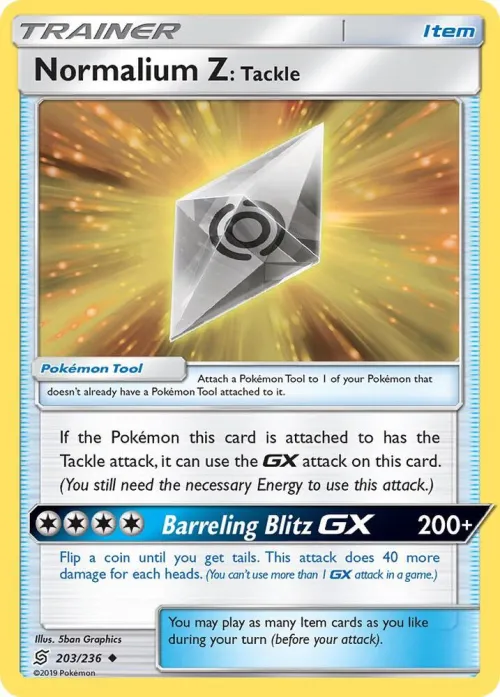 Normalium Z: Tackle - Reverse Holo