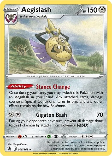 Aegislash (108) - Reverse Holo