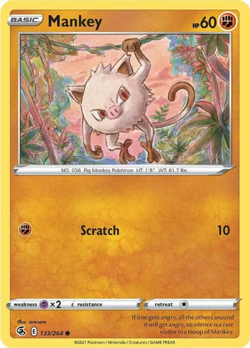 Mankey - Reverse Holo