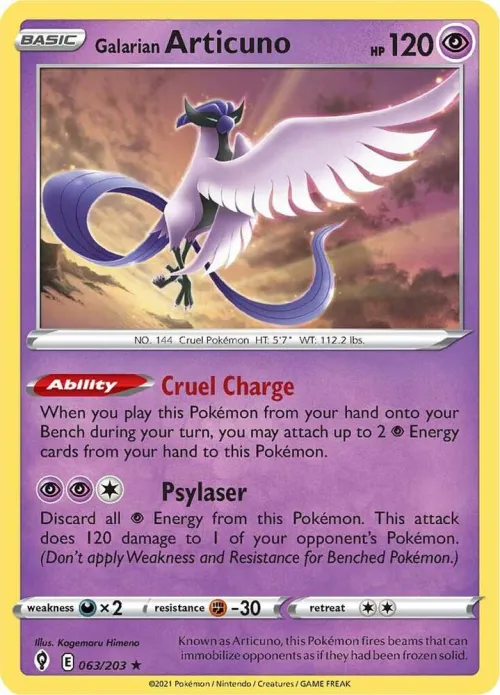 Galarian Articuno - Holo