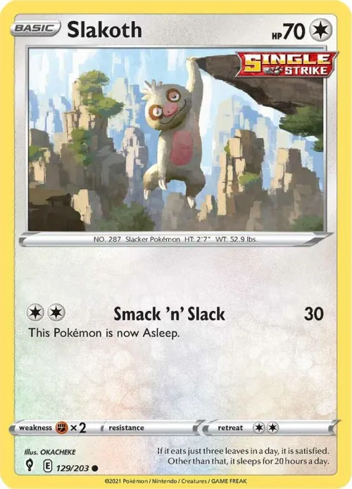 Slakoth - Reverse Holo