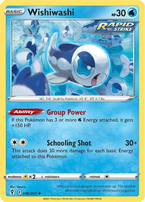 Wishiwashi - Reverse Holo