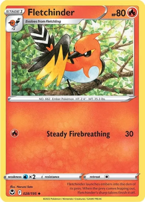 Fletchinder - Reverse Holo
