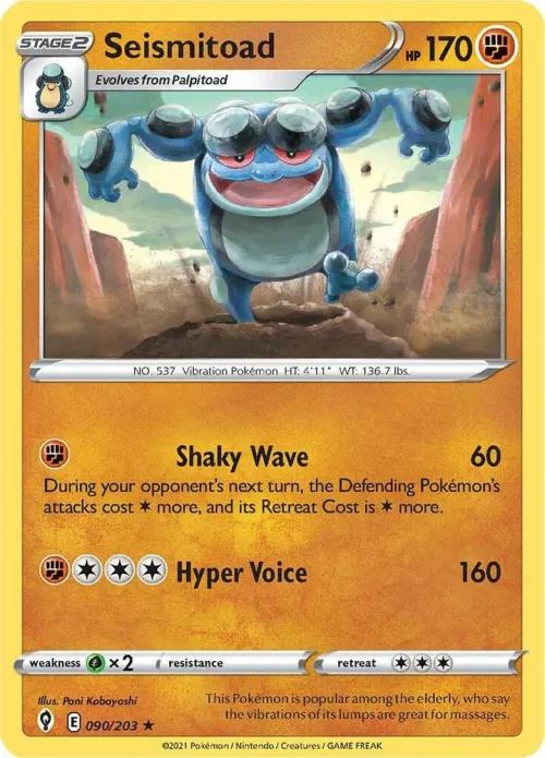 Seismitoad - Reverse Holo
