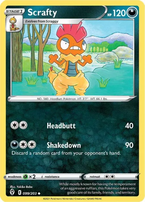 Scrafty - Reverse Holo