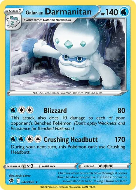 Galarian Darmanitan - Reverse Holo