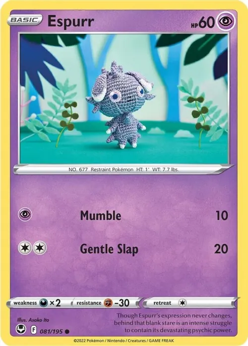 Espurr - Reverse Holo