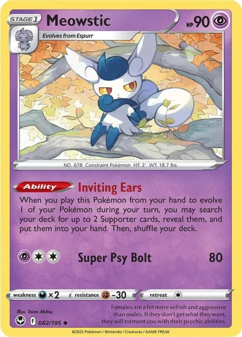 Meowstic - Reverse Holo