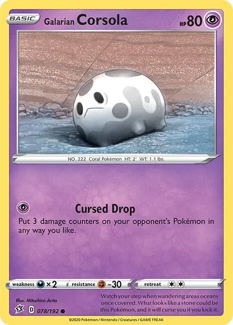 Galarian Corsola - Reverse Holo