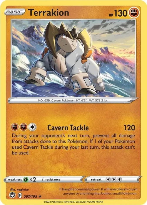 Terrakion - Reverse Holo