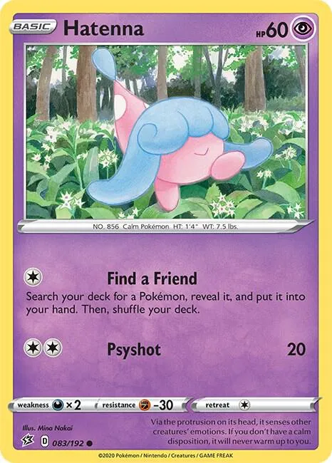 Hatenna - Reverse Holo